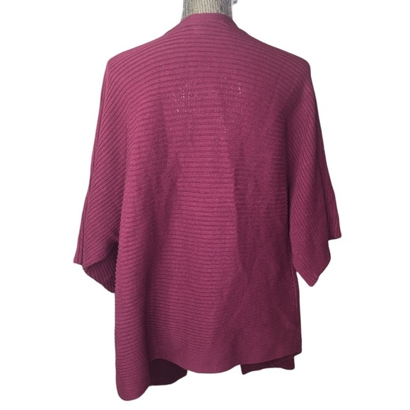 New Gap Burgundy Cardigan sweater X-large Open Front Knit - Picture 2 of 4